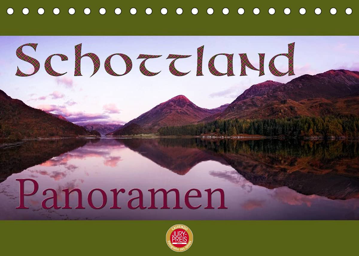 Schottland Panoramen (Tischkalender 2022 DIN A5 quer): Erleben Sie 12 wunderbare Panorama Aufnahmen aus Schottland (Monatskalender, 14 Seiten ) (CALVENDO Natur) Leisure, Home & Garden