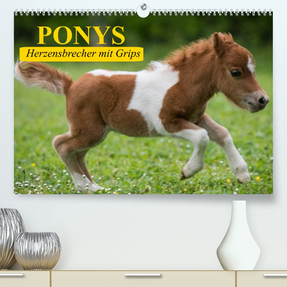 Ponys. Herzensbrecher mit Grips (Premium, hochwertiger DIN A2 Wandkalender 2022, Kunstdruck in Hochglanz): Süße Frechdachse mit Löwenherz (Geburtstagskalender, 14 Seiten ) (CALVENDO Tiere) Living & Furnishing