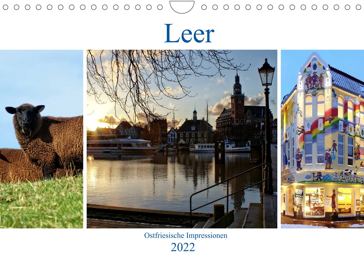 Leer - Ostfriesische Impressionen 2022 (Wandkalender 2022 DIN A4 quer): Leer, das Tor zu Ostfriesland. (Monatskalender, 14 Seiten ) (CALVENDO Orte) Leisure, Home & Garden
