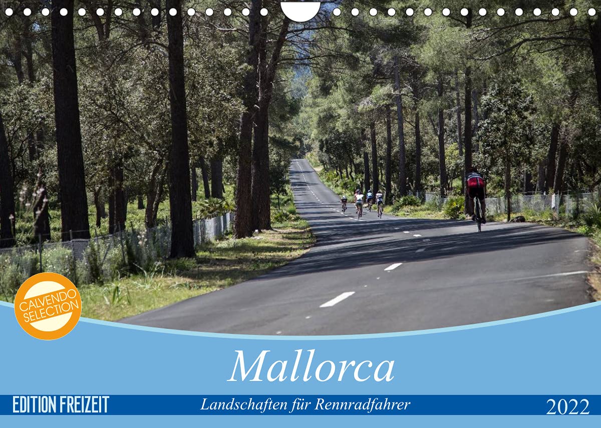 Mallorca: Die schönsten Landschaften für Rennradfahrer (Wandkalender 2022 DIN A4 quer): Landschaftsaufnahmen beliebter Radrouten. (Monatskalender, 14 Seiten ) (CALVENDO Natur) Leisure, Home & Garden
