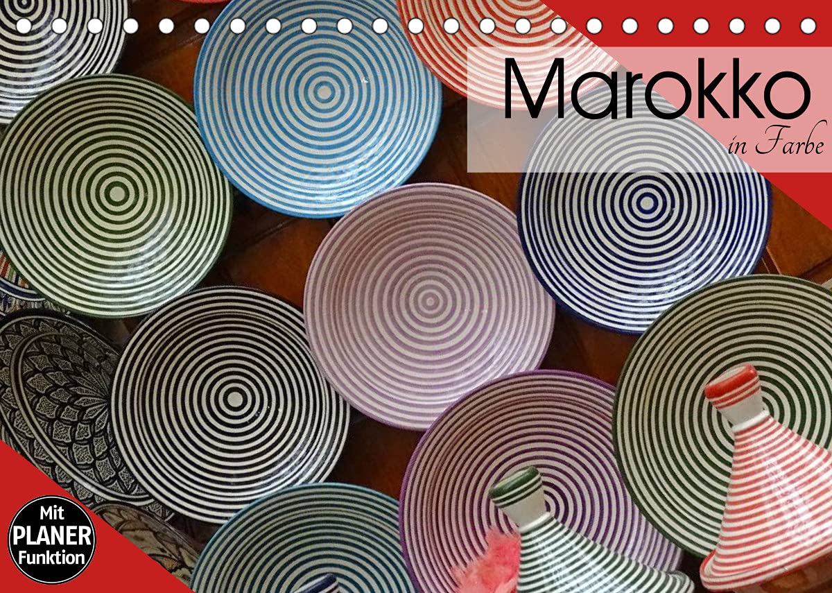 Marokko in Farbe (Tischkalender 2022 DIN A5 quer): Marokko ist weltberühmt für das unnachahmlich orientalische Flair der Städte Casablanca, Fés oder ... 14 Seiten ) (CALVENDO Kunst) Film, Art & Culture