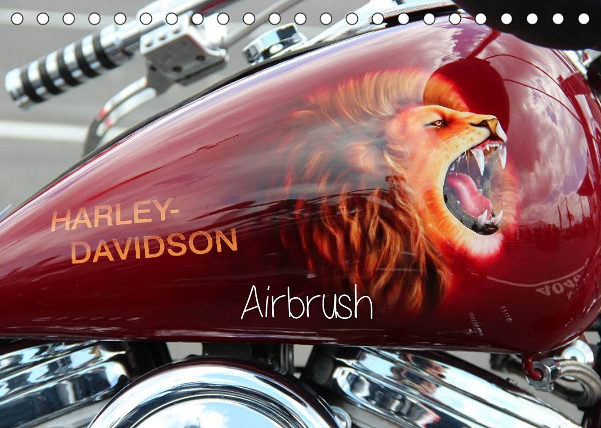 Harley Davidson - Airbrush (Tischkalender 2022 DIN A5 quer): Amerikas Motorradlegende Nr.1 (Monatskalender, 14 Seiten ) (CALVENDO Kunst) Photography