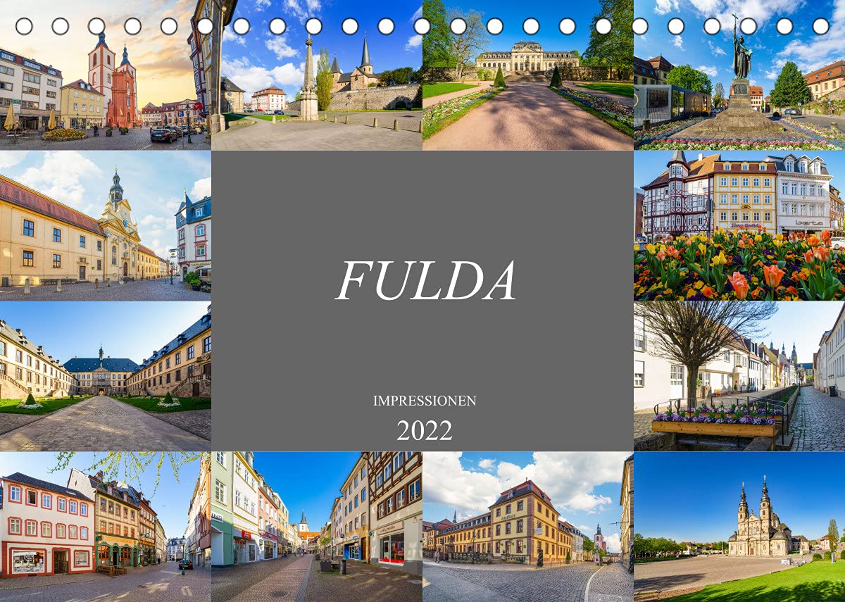 Fulda Impressionen (Tischkalender 2022 DIN A5 quer): Zu Besuch in der wunderschönen Domstadt Fulda (Monatskalender, 14 Seiten ) (CALVENDO Orte) Photography