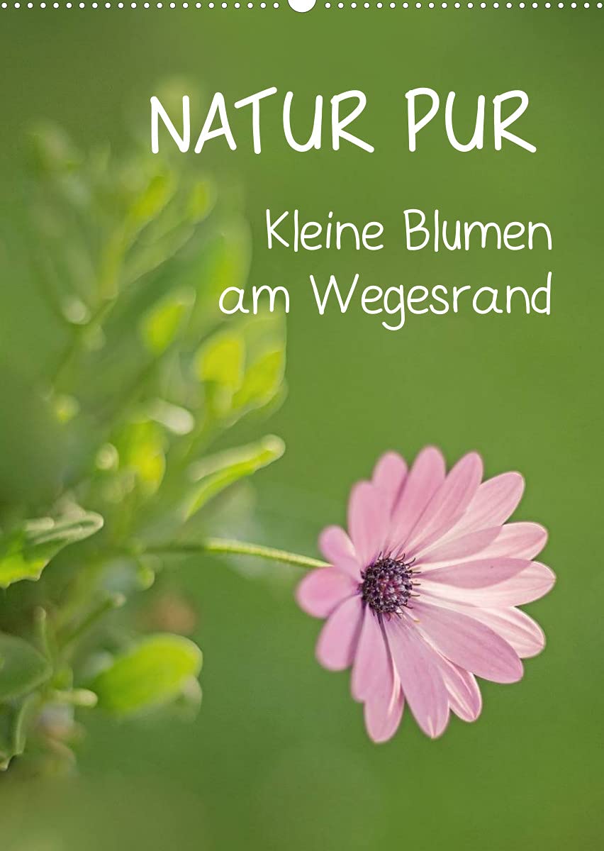 NATUR PUR Kleine Blumen am Wegesrand (Wandkalender 2022 DIN A2 hoch): Nahaufnahmen kleiner Blumen am Wegesrand (Monatskalender, 14 Seiten ) (CALVENDO Natur) Leisure, Home & Garden