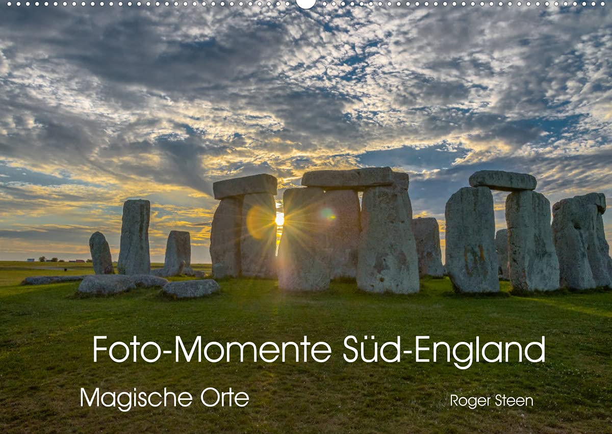 Foto-Momente Süd-England - Magische Orte (Wandkalender 2022 DIN A2 quer): Eine magische Reise von Stonehenge über Glastonbury an die Küste von Cornwall (Monatskalender, 14 Seiten ) (CALVENDO Natur) Leisure, Home & Garden