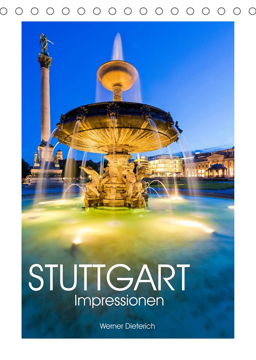 STUTTGART Impressionen (Tischkalender 2022 DIN A5 hoch): Stuttgart in 13 faszinierenden Aufnahmen (Monatskalender, 14 Seiten ) (CALVENDO Orte) Film, Art & Culture