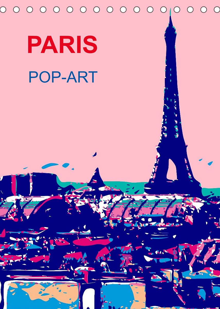 Paris pop-art (Tischkalender 2022 DIN A5 hoch): Die Stadt der Liebe in bunten Farben (Monatskalender, 14 Seiten ) (CALVENDO Kunst) Photography