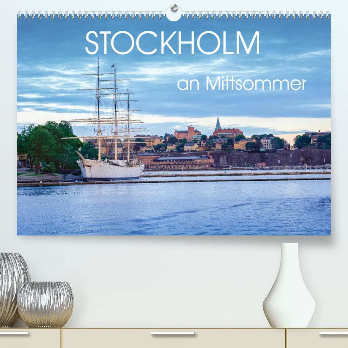 Stockholm an Mittsommer (Premium, hochwertiger DIN A2 Wandkalender 2022, Kunstdruck in Hochglanz): Stockholm im Licht der Mittsommernacht. (Monatskalender, 14 Seiten ) (CALVENDO Orte) Film, Art & Culture