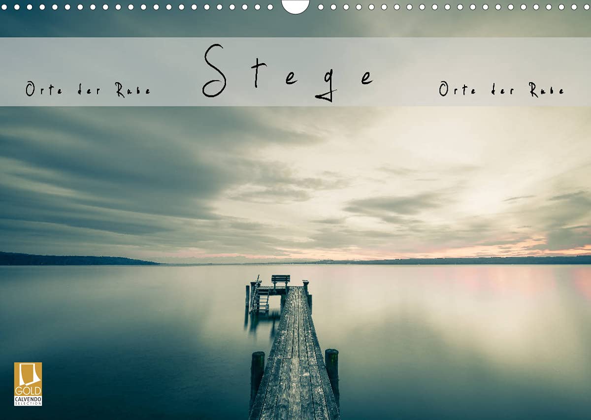 Stege- Orte der Ruhe (Wandkalender 2022 DIN A3 quer): Stimmungsvolle Bilder von Stegen aus aller Welt (Monatskalender, 14 Seiten ) (CALVENDO Natur) Leisure, Home & Garden