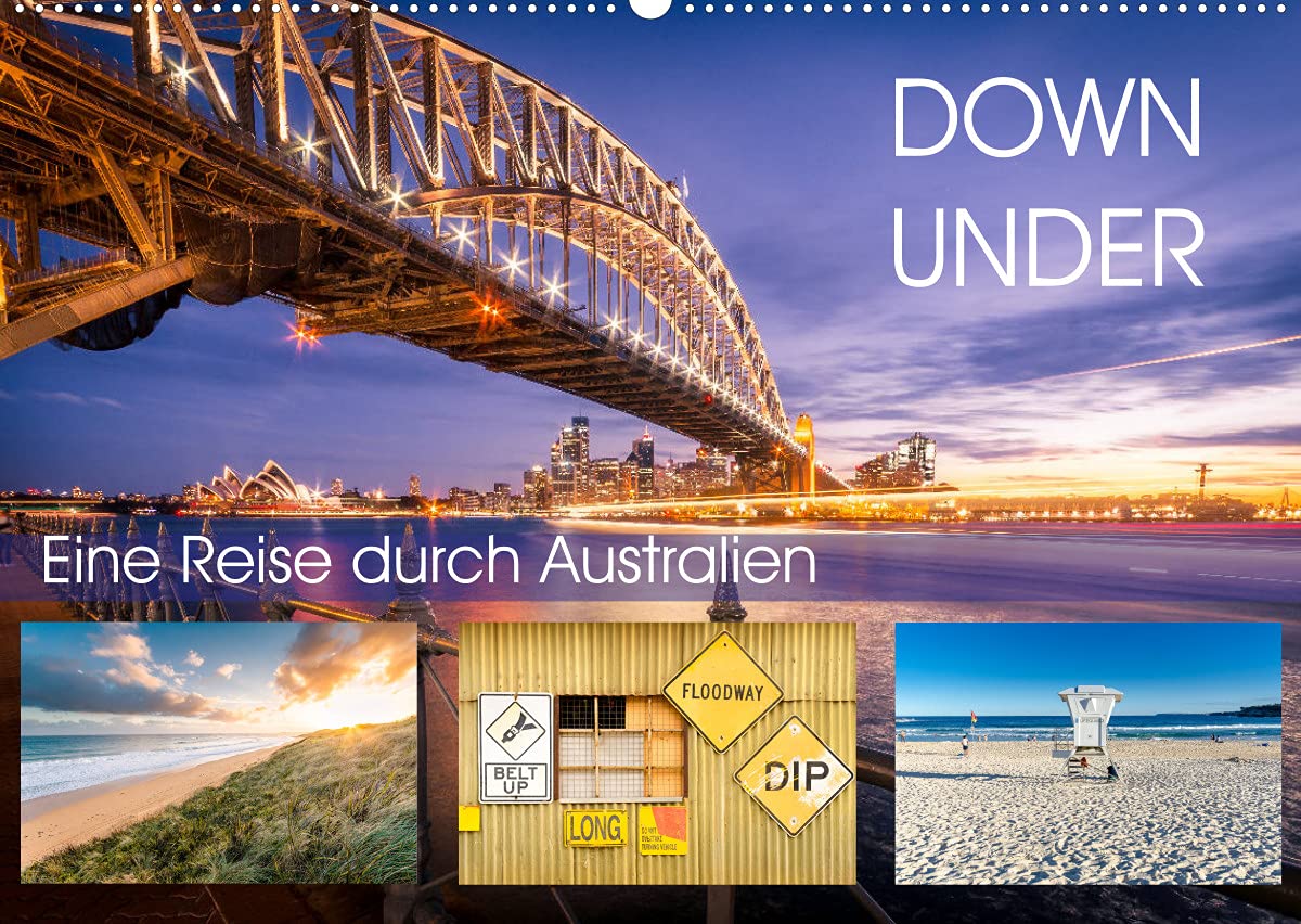 Down Under - Eine Reise durch Australien (Wandkalender 2022 DIN A2 quer): Von Alice Springs, vorbei am Ayers Rock nach Sydney (Monatskalender, 14 Seiten ) (CALVENDO Orte) Leisure, Home & Garden
