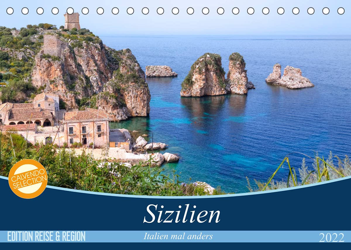 Sizilien - Italien mal anders (Tischkalender 2022 DIN A5 quer): Eine traumhafte Fotoreise durch das andere Italien - das sonnige Sizilien (Monatskalender, 14 Seiten ) (CALVENDO Orte) Photography
