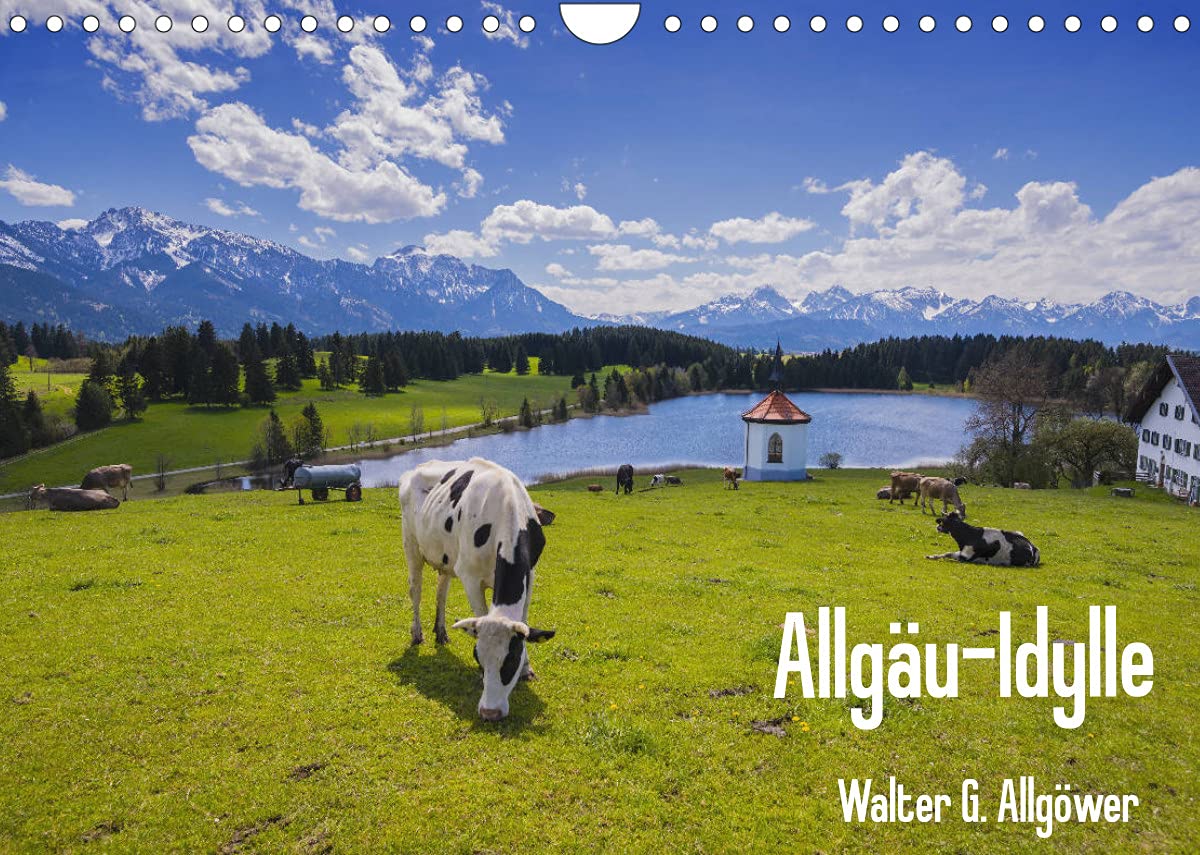 Allgäu-Idylle (Wandkalender 2022 DIN A4 quer): Idyllische Bilder aus dem Allgäu (Monatskalender, 14 Seiten ) (CALVENDO Orte) Leisure, Home & Garden