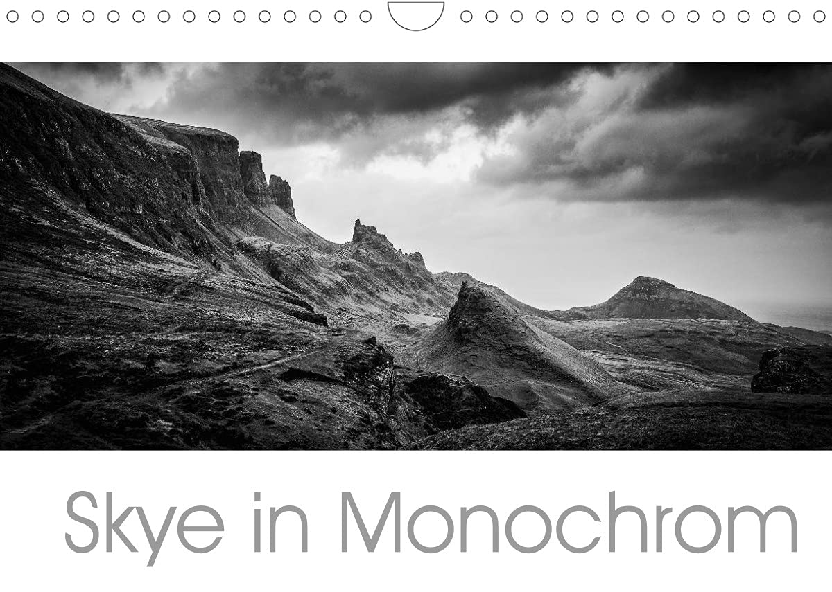 Skye in Monochrom (Wandkalender 2022 DIN A4 quer): Die Isle of Skye in 12 Schwarz-Weiß-Fotografien (Monatskalender, 14 Seiten ) (CALVENDO Natur) Leisure, Home & Garden