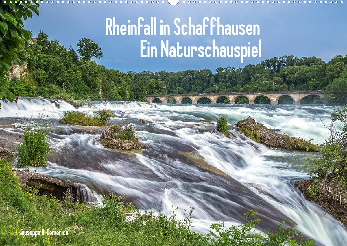 Rheinfall in Schaffhausen - Ein Naturschauspiel (Wandkalender 2022 DIN A2 quer): Europas größter Wasserfall - der Rheinfall in Schaffhausen (Monatskalender, 14 Seiten ) (CALVENDO Orte) Leisure, Home & Garden