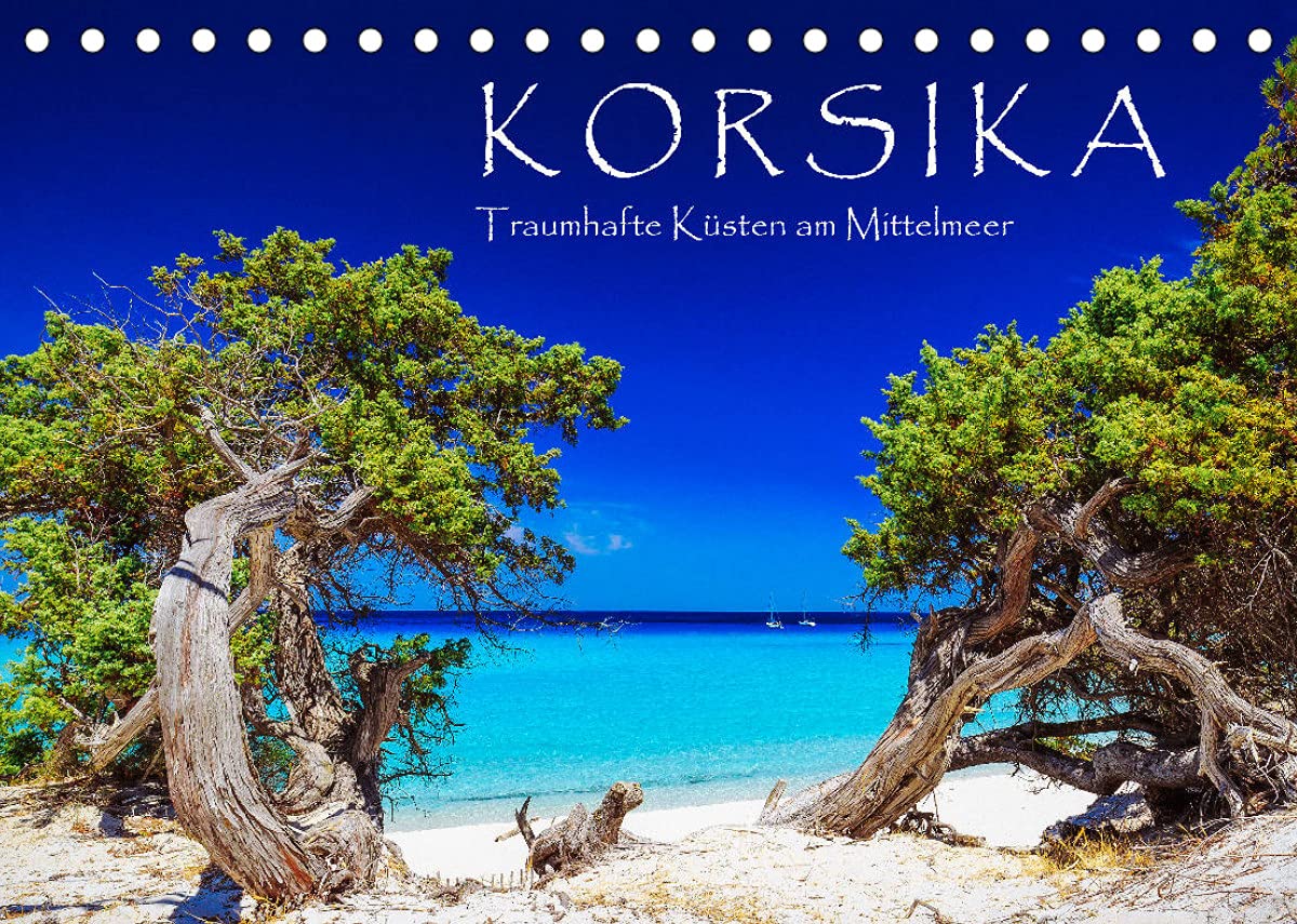 Korsika - Traumhafte Küsten am Mittelmeer (Tischkalender 2022 DIN A5 quer): Fernweh, Sommer, Sonne, Strand und Meer (Monatskalender, 14 Seiten ) (CALVENDO Natur) Leisure, Home & Garden