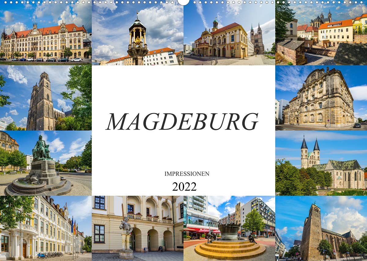 Magdeburg Impressionen (Wandkalender 2022 DIN A2 quer): Zu Besuch in der Hauptstadt von Sachsen-Anhalt (Monatskalender, 14 Seiten ) (CALVENDO Orte) Photography