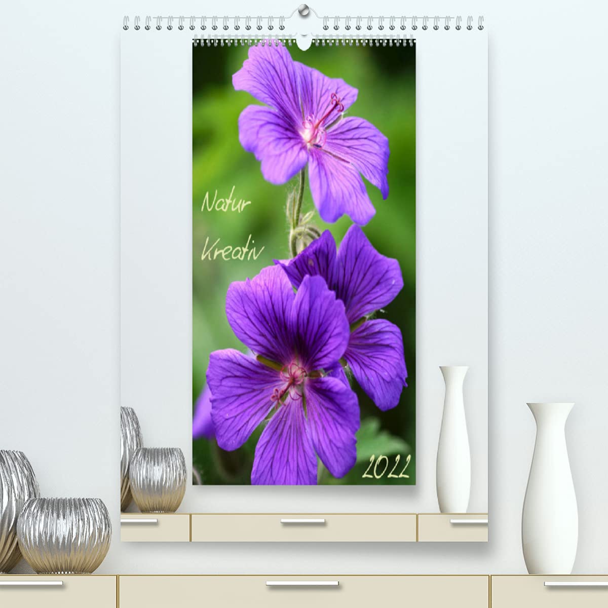 Natur Kreativ (Premium, hochwertiger DIN A2 Wandkalender 2022, Kunstdruck in Hochglanz): Kreative Fotoaufnahmen von Blumen (Monatskalender, 14 Seiten ) (CALVENDO Natur) Leisure, Home & Garden