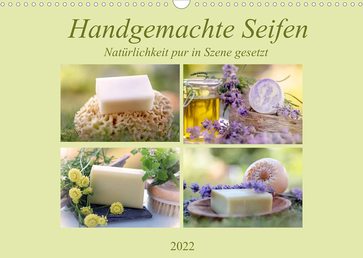 Handgemachte Seifen - Natürlichkeit in Szene gesetztAT-Version (Wandkalender 2022 DIN A3 quer): Wie sie Duften, die aus natürlichen Produkten ... 14 Seiten ) (CALVENDO Gesundheit) Leisure, Home & Garden