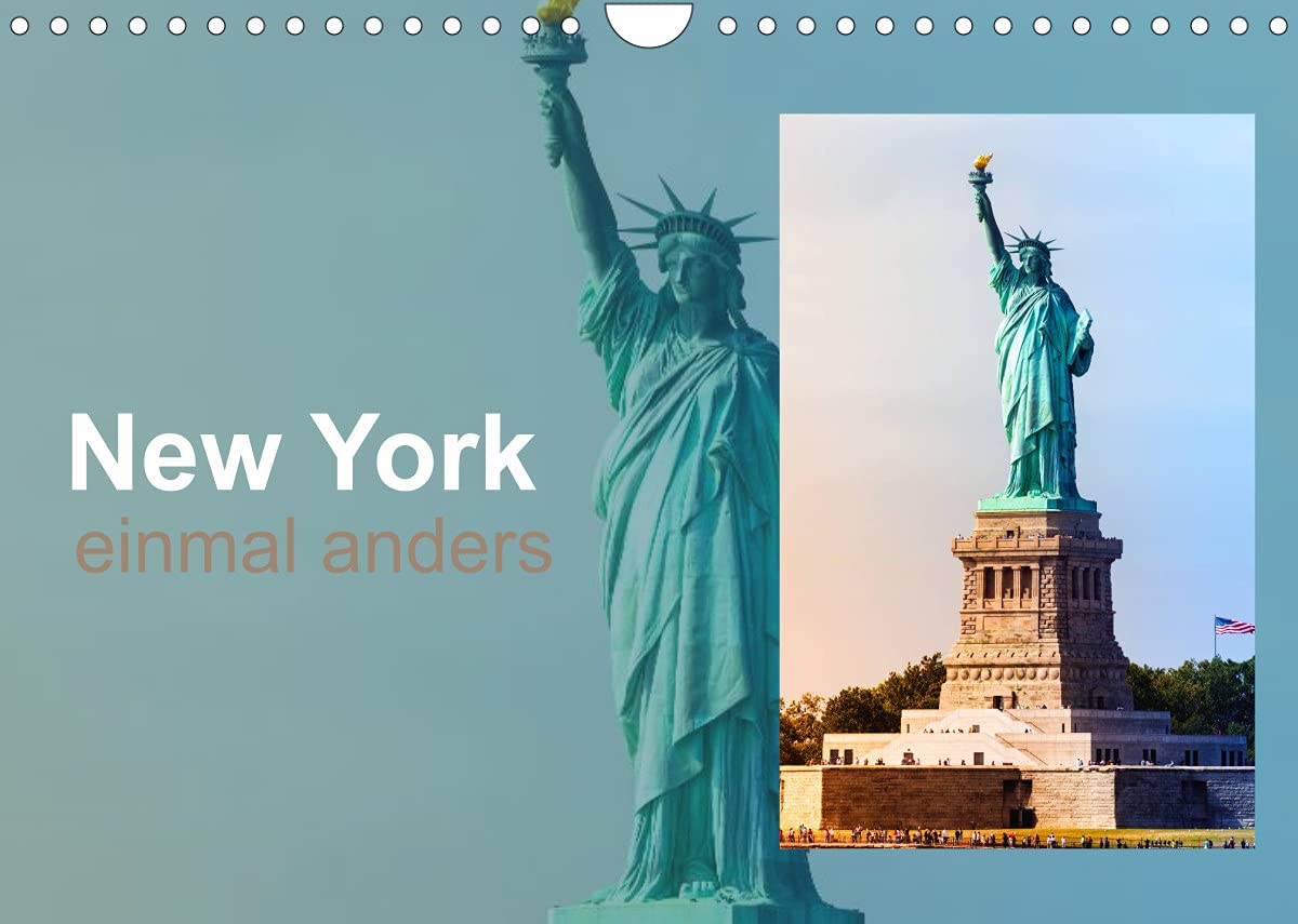 New York - einmal anders (Wandkalender 2022 DIN A4 quer): Ein außergewöhnlich gestaltetet mit Bildern der Megametropole (Monatskalender, 14 Seiten ) (CALVENDO Orte) Leisure, Home & Garden