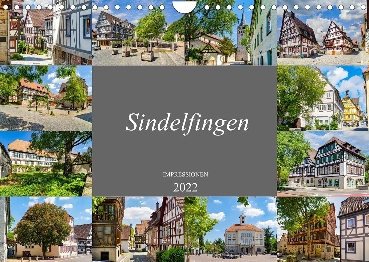 Sindelfingen Impressionen (Wandkalender 2022 DIN A4 quer): Ein fotografische Streifzug durch Sindelfingen (Monatskalender, 14 Seiten ) (CALVENDO Orte) Photography