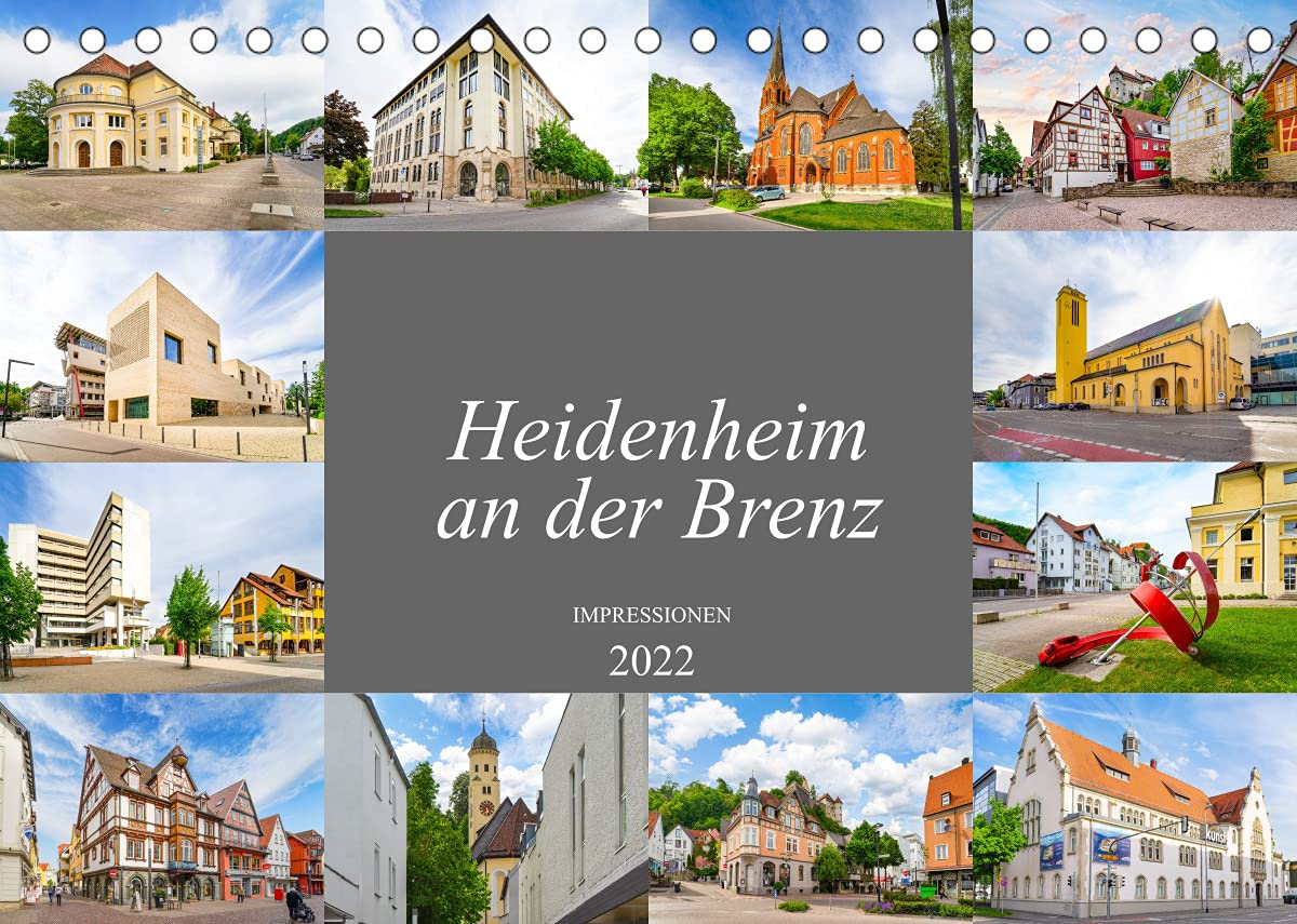 Heidenheim an der Brenz Impressionen (Tischkalender 2022 DIN A5 quer): Stimmungsvolle Bilder einer wunderschönen Stadt (Monatskalender, 14 Seiten ) (CALVENDO Orte) Photography
