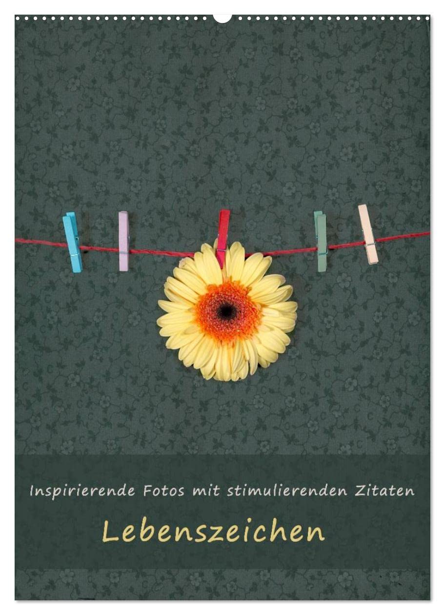 Lebenszeichen (Wandkalender 2023 DIN A2 hoch): Kalender mit inspirierender Fotokunst und stimulierenden Zitaten als Jahresbegleiter (Monatskalender, 14 Seiten ) Business, Finance & Career