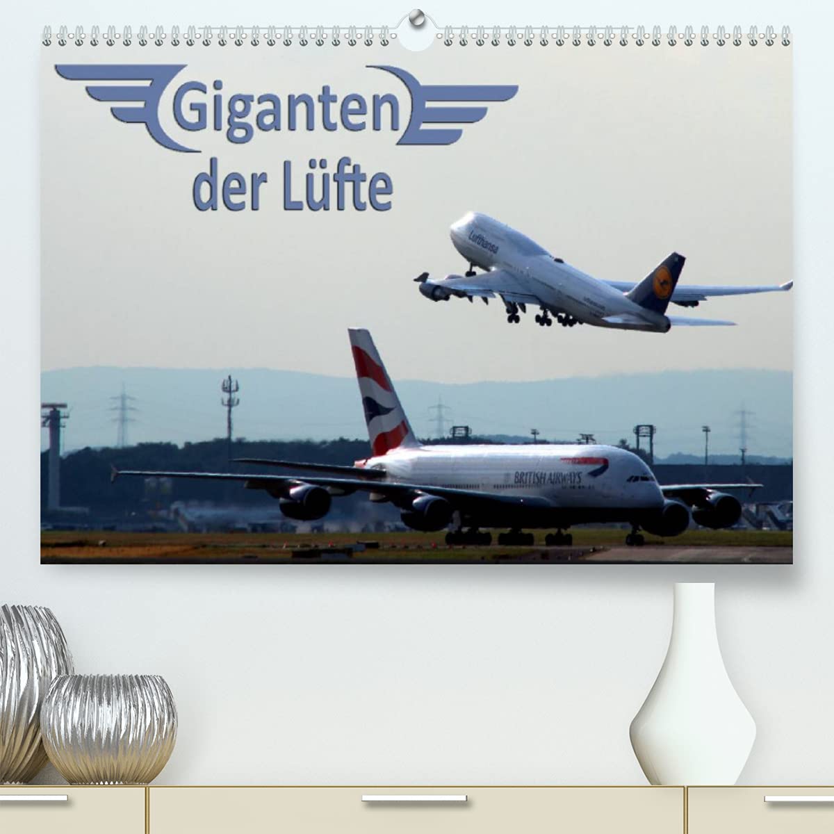 Giganten der Lüfte (Premium, hochwertiger DIN A2 Wandkalender 2023, Kunstdruck in Hochglanz): Verkehrsflugzeuge - Faszination Technik vom Jumbo bis zum Airbus A380 (Monatskalender, 14 Seiten ) book