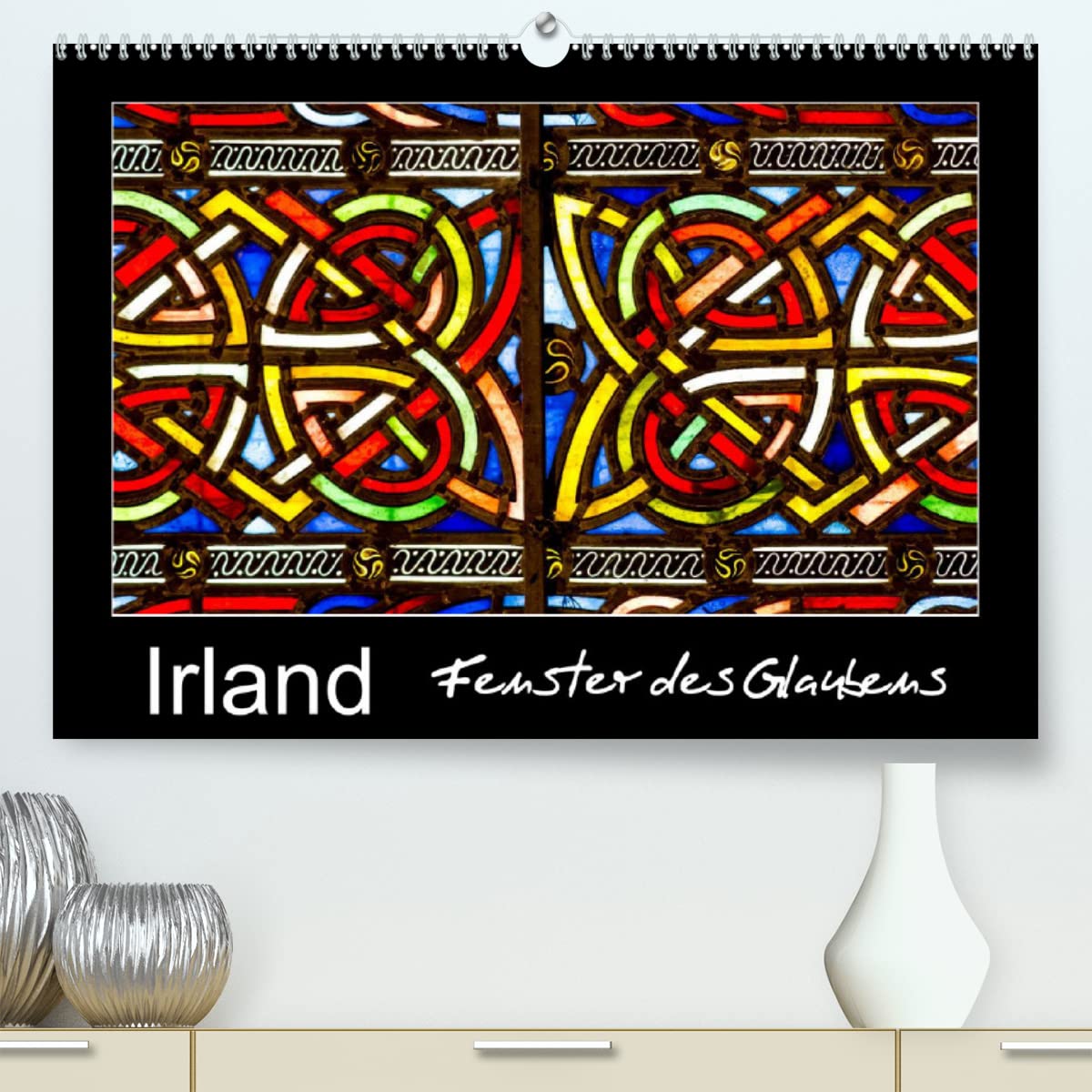 IRLAND - Fenster des Glaubens (Premium, hochwertiger DIN A2 Wandkalender 2023, Kunstdruck in Hochglanz): Irlands schönste Kirchenfenster (Monatskalender, 14 Seiten ) (CALVENDO Orte) Leisure, Home & Garden