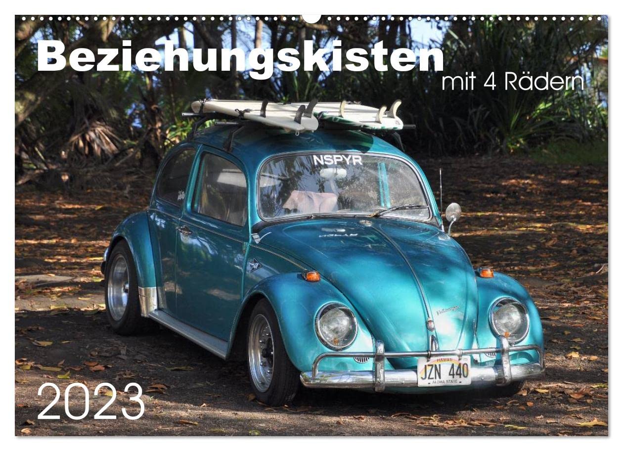 Beziehungskisten mit 4 Rädern (Wandkalender 2023 DIN A2 quer): Oldtimer und Automobile mit Charakter aus aller Welt (Monatskalender, 14 Seiten ) (CALVENDO Mobilitaet) Leisure, Home & Garden