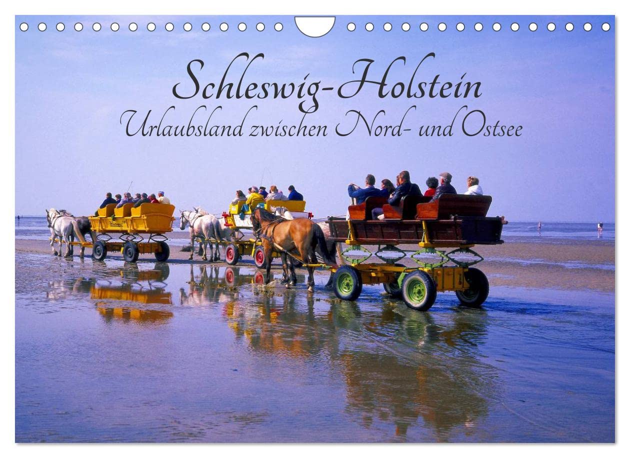 Schleswig-Holstein, Urlaubsland zwischen Nord- und Ostsee (Wandkalender 2023 DIN A4 quer): Sehenswertes Schleswig-Holstein (Monatskalender, 14 Seiten ) (CALVENDO Orte) Leisure, Home & Garden