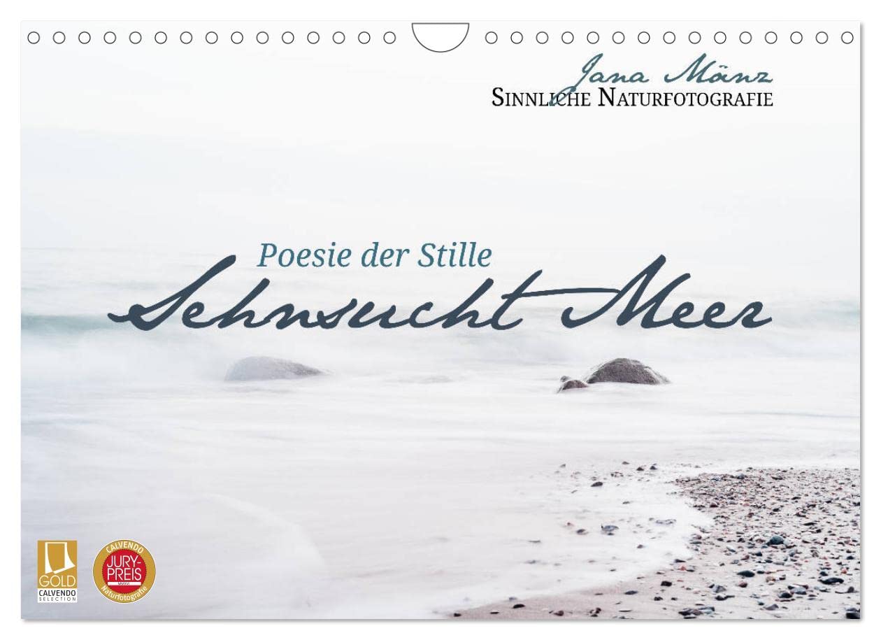 Sehnsucht Meer - Poesie der Stille (Wandkalender 2023 DIN A4 quer): Sinnliche Naturfotografie (Monatskalender, 14 Seiten ) (CALVENDO Orte) Leisure, Home & Garden