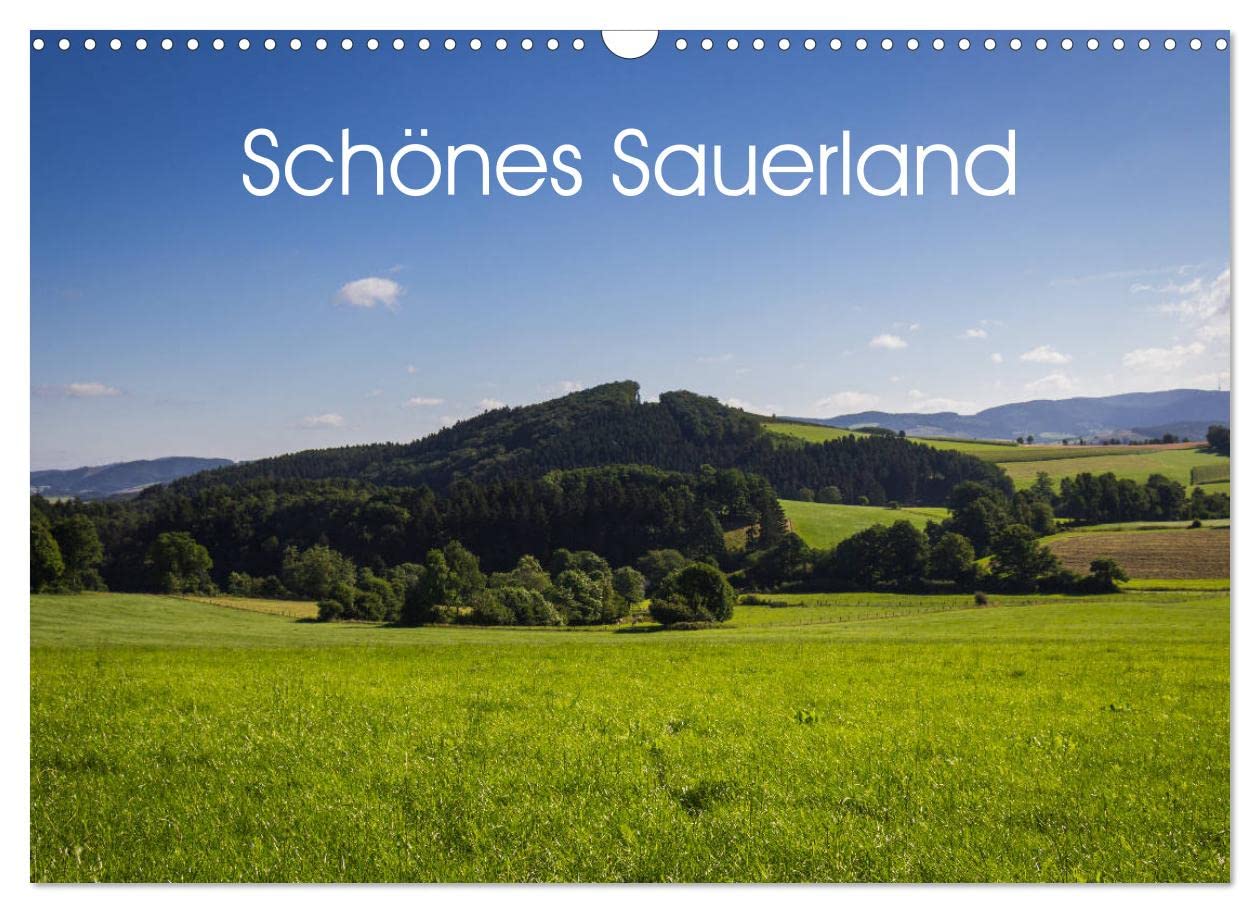 Schönes Sauerland (Wandkalender 2023 DIN A3 quer): Das Sauerland, eine Mittelgebirgsregion in Westfalen. (Monatskalender, 14 Seiten ) (CALVENDO Natur) Calendars
