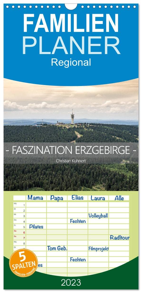Familienplaner Faszination Erzgebirge (Wandkalender 2023 , 21 cm x 45 cm, hoch): Ein Überblick über die beeindruckende Region des Erzgebirges (Monatskalender, 14 Seiten ) (CALVENDO Natur) Photography
