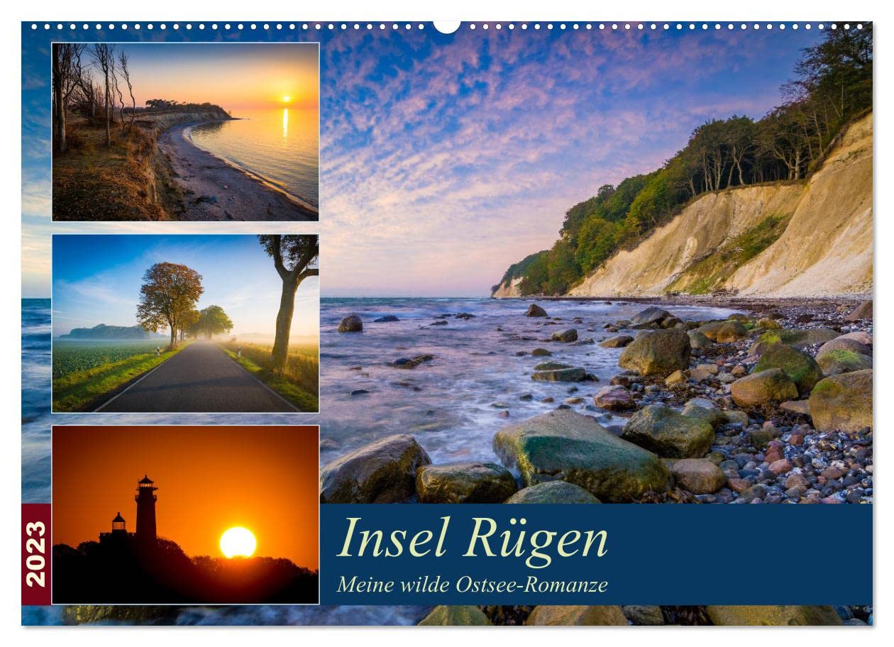 Insel Rügen - Meine wilde Ostsee-Romanze (Wandkalender 2023 DIN A2 quer): Traumhafte Landschaften der größten Insel in Deutschland (Monatskalender, 14 Seiten ) (CALVENDO Natur) Film, Art & Culture