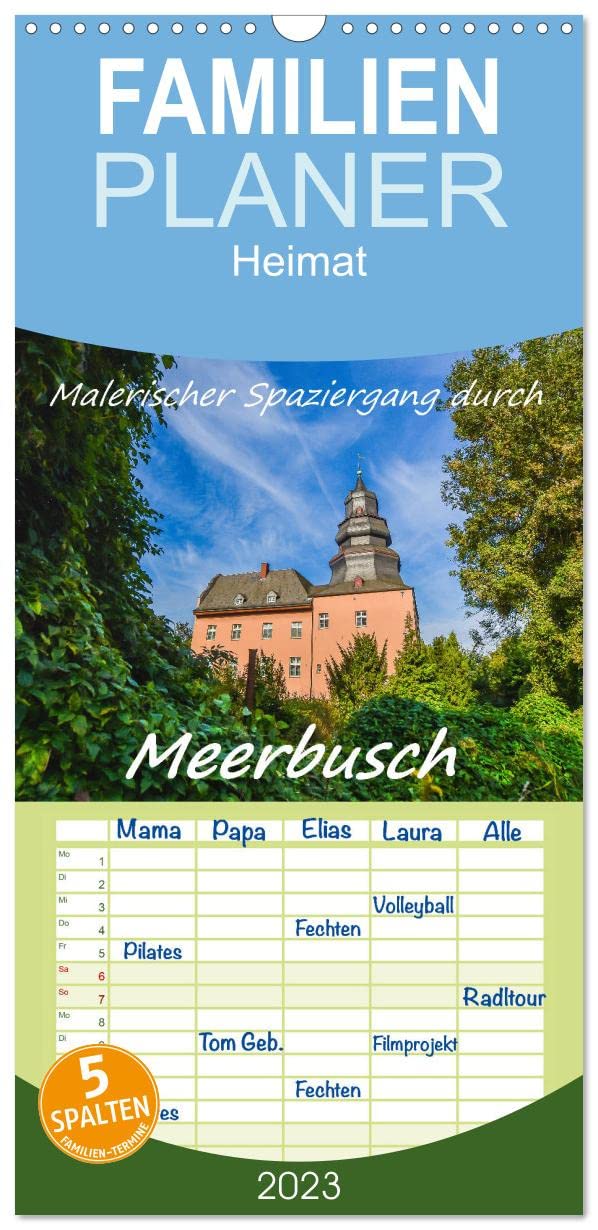 Familienplaner Malerischer Spaziergang durch Meerbusch (Wandkalender 2023 , 21 cm x 45 cm, hoch): Spaziergang und charmante Ansichten durch Meerbusch ... (Monatskalender, 14 Seiten ) (CALVENDO Orte) Leisure, Home & Garden