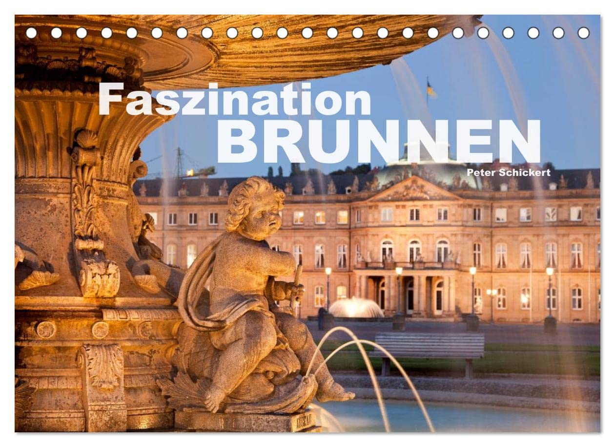 Faszination Brunnen (Tischkalender 2023 DIN A5 quer): Brunnen und Wasserspiele aus der ganzen Welt. (Monatskalender, 14 Seiten ) (CALVENDO Orte) Leisure, Home & Garden