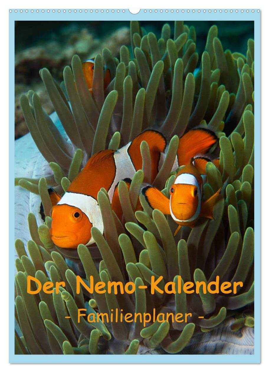 Der Nemo-Kalender (Wandkalender 2023 DIN A2 hoch): Niedliche Nemos für die ganze Familie! (Familienplaner, 14 Seiten ) (CALVENDO Tiere) Leisure, Home & Garden