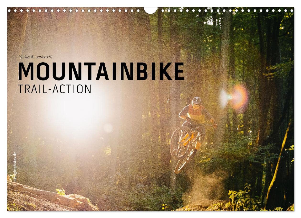 Mountainbike Trail-Action (Wandkalender 2023 DIN A3 quer): Ein aufregender MTB-Trail durch Wald und Flur (Monatskalender, 14 Seiten ) (CALVENDO Sport) Film, Art & Culture