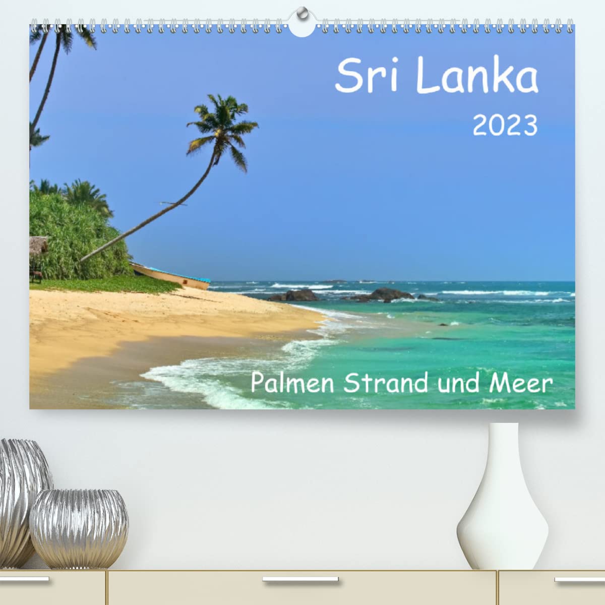 Sri Lanka, Palmen, Strand und Meer (Premium, hochwertiger DIN A2 Wandkalender 2023, Kunstdruck in Hochglanz): Sri Lanka, feiner Sand und Türkisblauer ... (Monatskalender, 14 Seiten ) (CALVENDO Natur) Leisure, Home & Garden