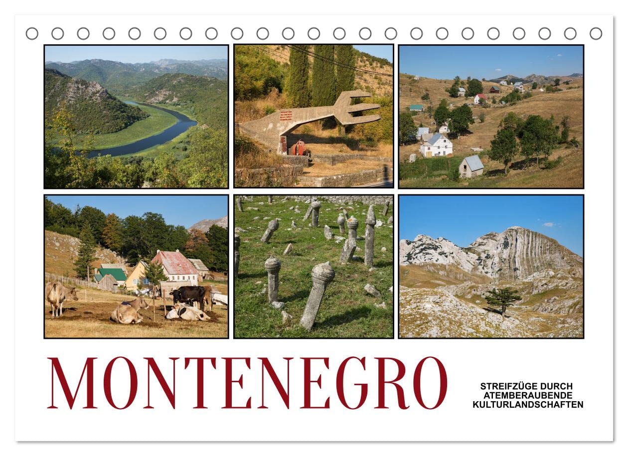 Montenegro - Streifzüge durch atemberaubende Kulturlandschaften (Tischkalender 2023 DIN A5 quer): Der kleine Balkan-Staat Montenegro besticht durch ... (Monatskalender, 14 Seiten ) (CALVENDO Orte) Leisure, Home & Garden