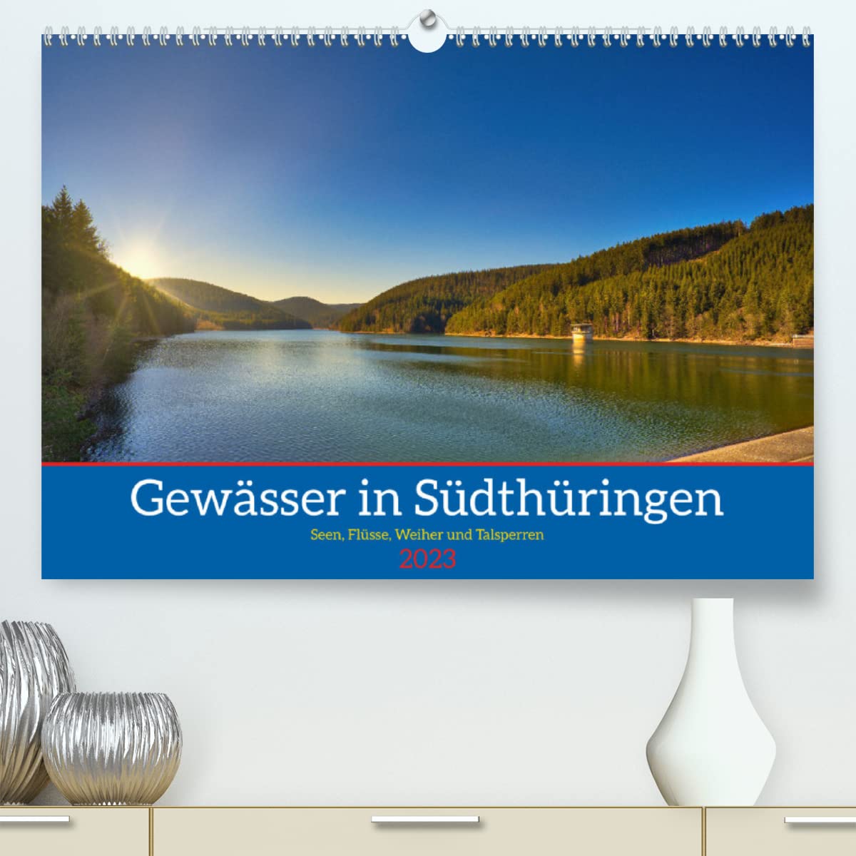Gewässer in Südthüringen (Premium, hochwertiger DIN A2 Wandkalender 2023, Kunstdruck in Hochglanz): Schöne erholsame Gewässer in Südthüringen (Monatskalender, 14 Seiten ) (CALVENDO Natur) Living & Furnishing