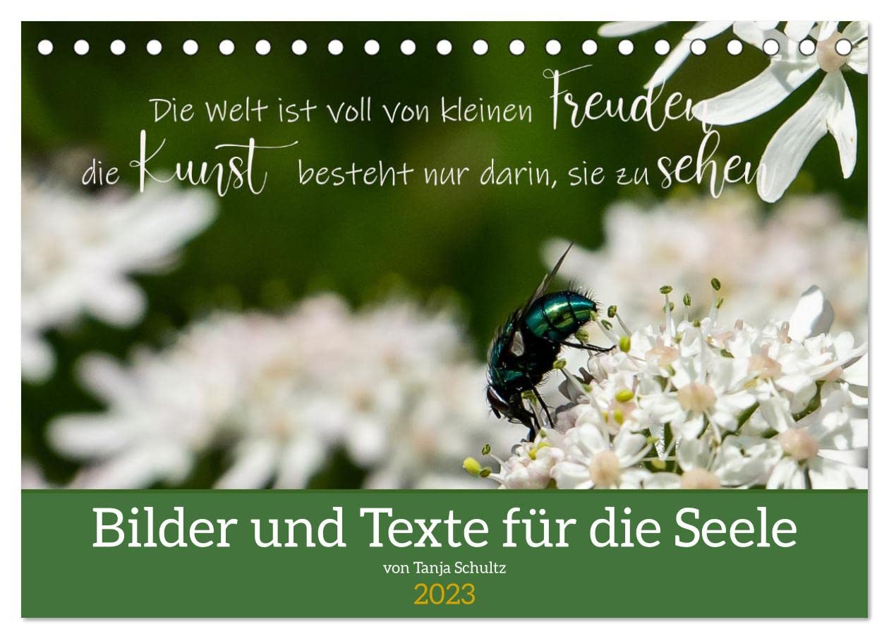 Bilder und Texte für die Seele (Tischkalender 2023 DIN A5 quer): Wunderschöne Bilder mit Sinnsprüchen für die Seele (Monatskalender, 14 Seiten ) (CALVENDO Orte) Leisure, Home & Garden