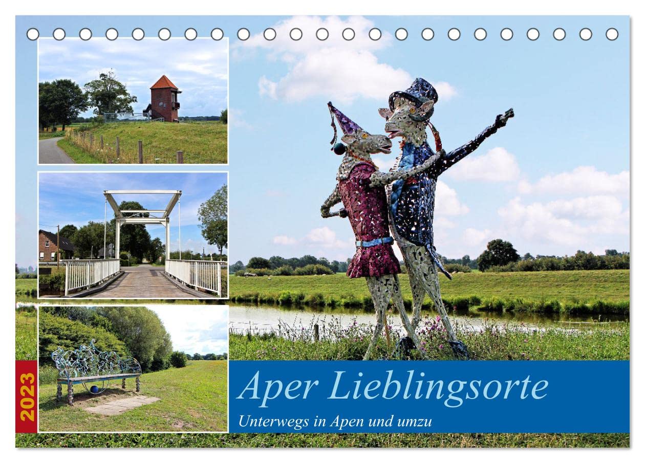 Aper Lieblingsorte (Tischkalender 2023 DIN A5 quer): Idyllische Ammerländer Fehnlandschaft (Monatskalender, 14 Seiten ) (CALVENDO Natur) Leisure, Home & Garden