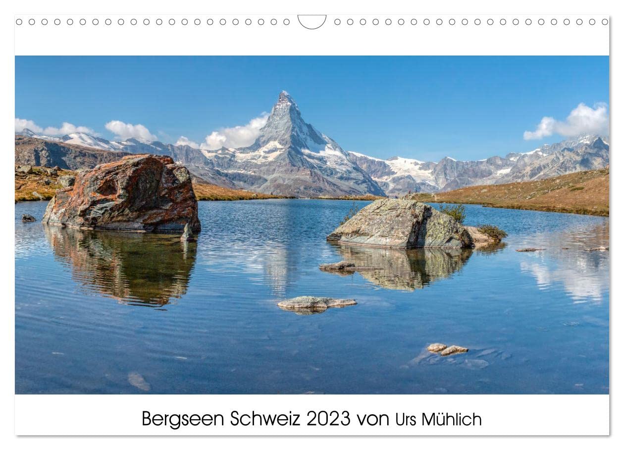 Bergseen Schweiz von Urs Mühlich (Wandkalender 2023 DIN A3 quer): Wandern zu erfrischenden und klaren Bergseen (Monatskalender, 14 Seiten ) (CALVENDO Natur) Leisure, Home & Garden