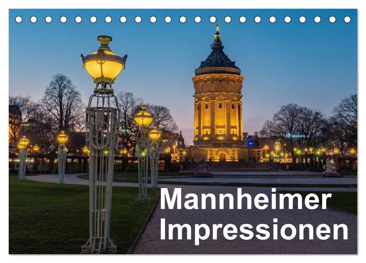 Mannheimer Impressionen. (Tischkalender 2024 DIN A5 quer), CALVENDO Monatskalender: Fotos aus der Quadratestadt Mannheim. (CALVENDO Orte) Leisure, Home & Garden