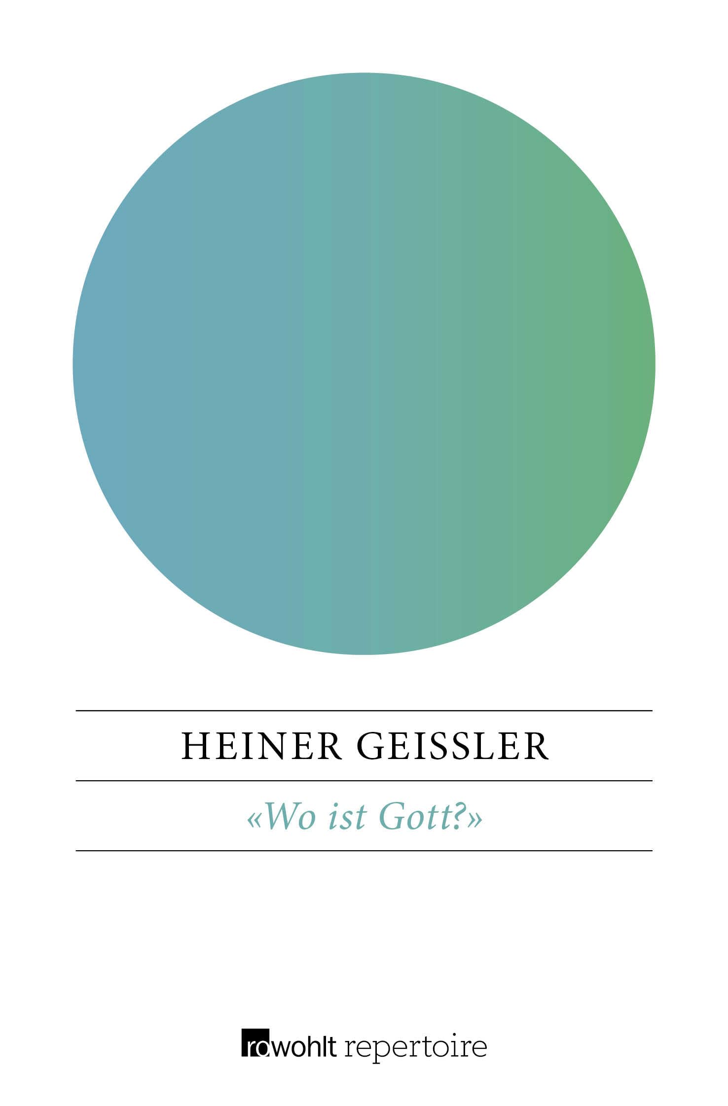 'Wo ist Gott?' Philosophy