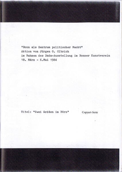 so viele Heft 111 2025: Bonn in Zeiten der politischen Macht (1984) Film, Art & Culture