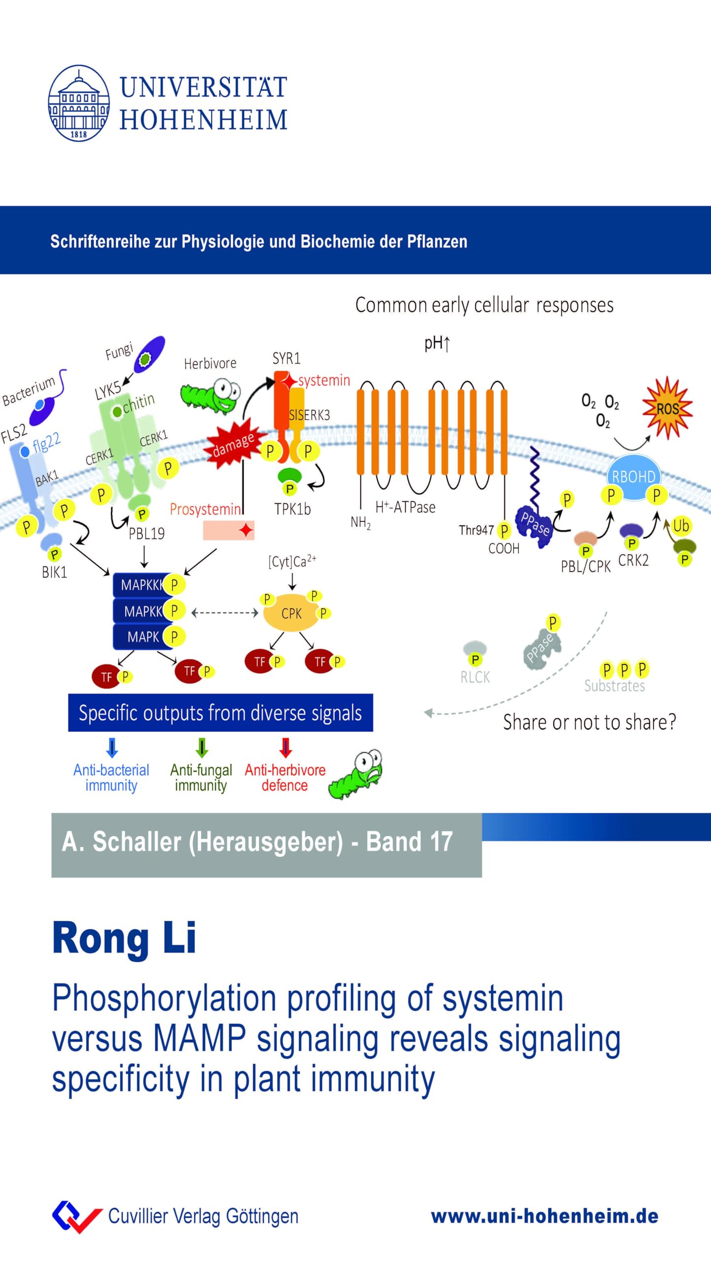 Phosphorylation profiling of systemin versus MAMP signaling reveals signaling specificity in plant immunity Business & Technology