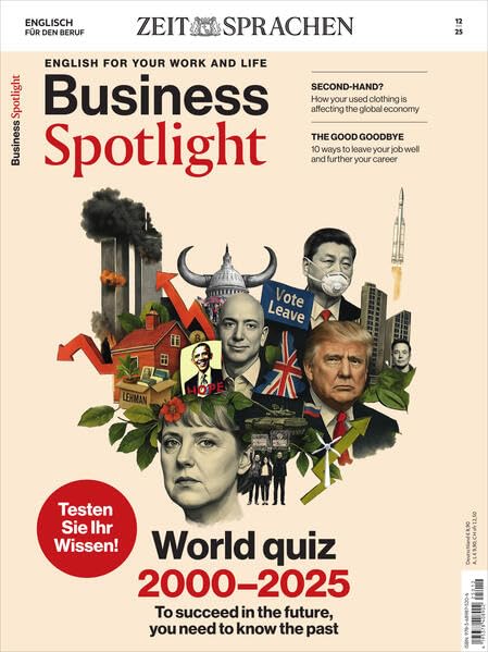 Business Spotlight Magazin 12/25: World quiz 2000–2025 Business, Finance & Career