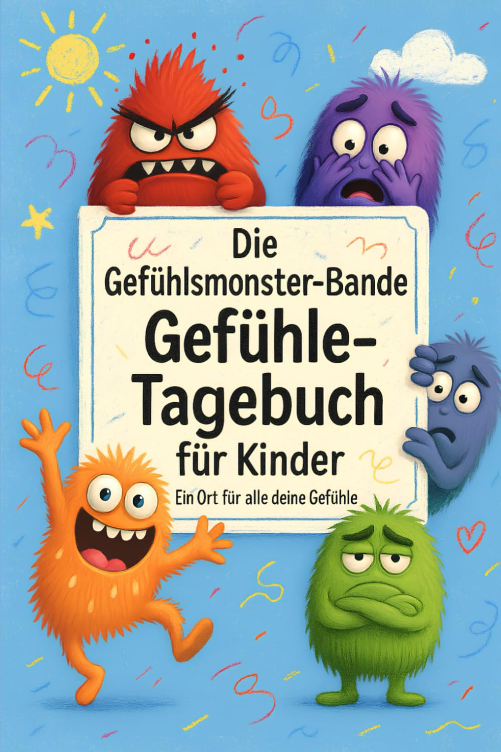 Die Gefühlsmonster-Bande: Gefühle- Tagebuch für Kinder: Ein Ort für alle deine Gefühle Non-fiction